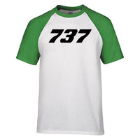 Thumbnail for 737 Flat Text Designed Raglan T-Shirts