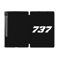 Thumbnail for 737 Flat Text Designed Samsung Tablet Cases
