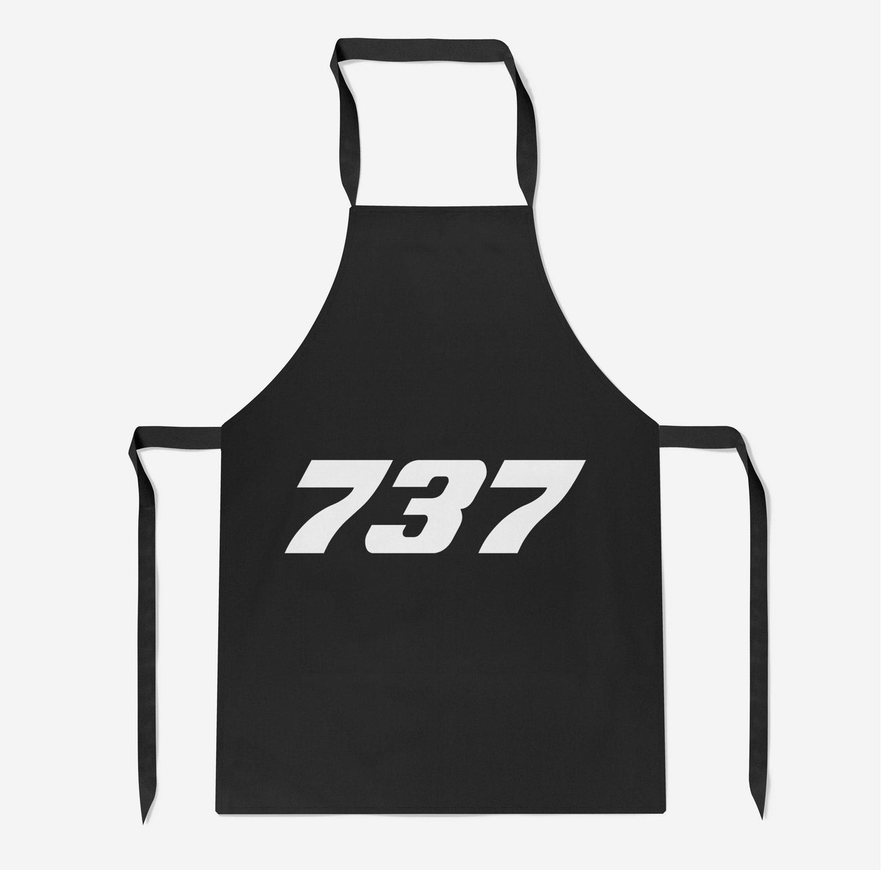 737 Flat Text Designed Kitchen Aprons