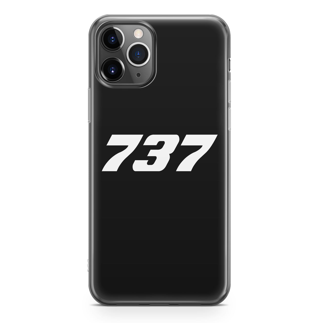 737 Flat Text Designed iPhone Cases
