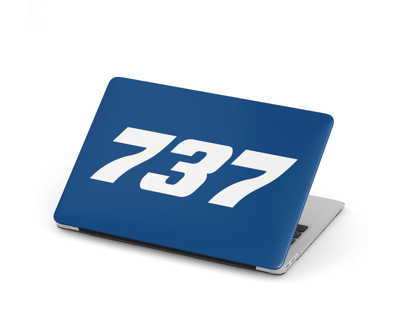 737 Flat Text Designed Macbook Cases