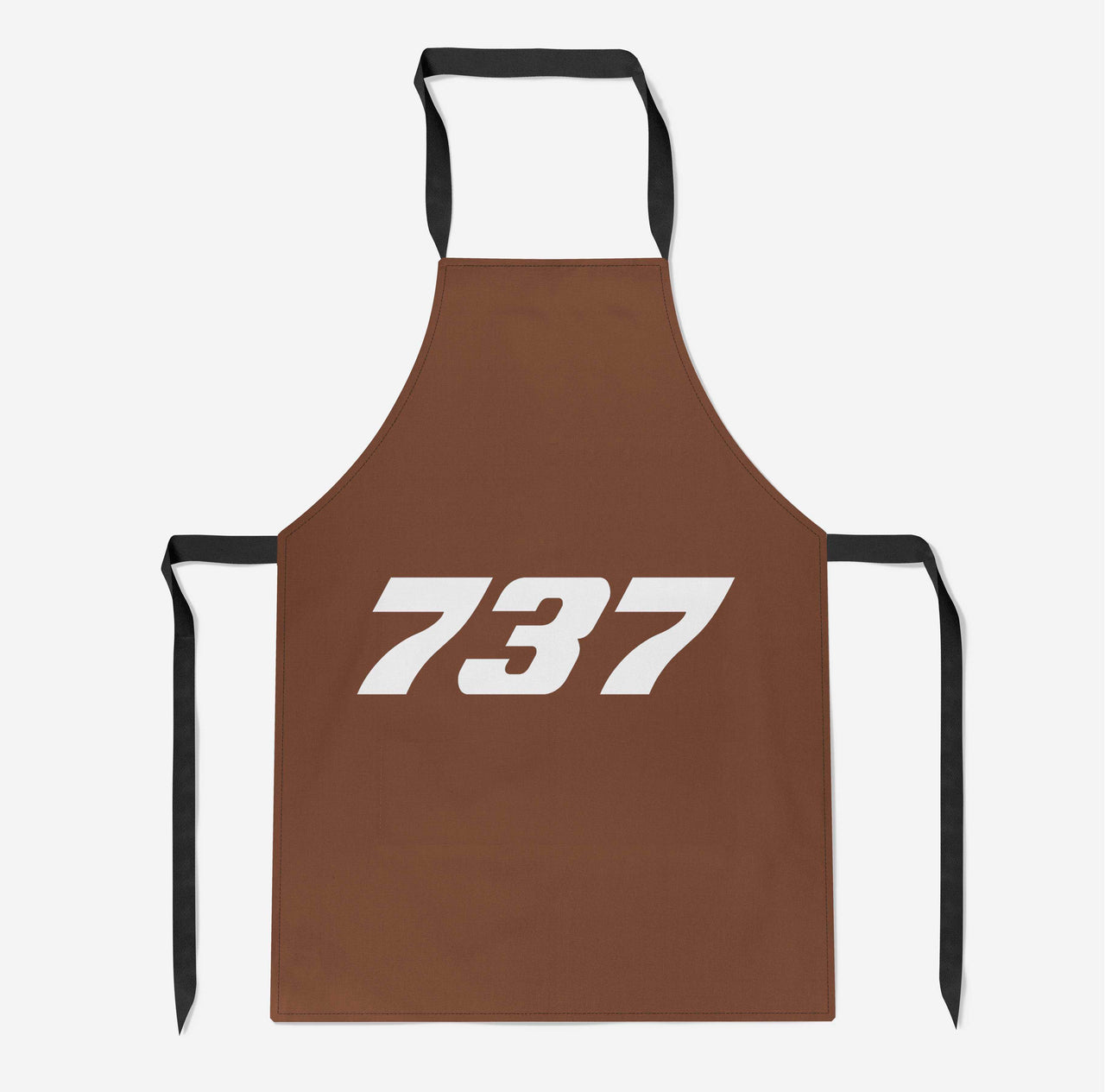 737 Flat Text Designed Kitchen Aprons