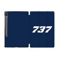 Thumbnail for 737 Flat Text Designed Samsung Tablet Cases