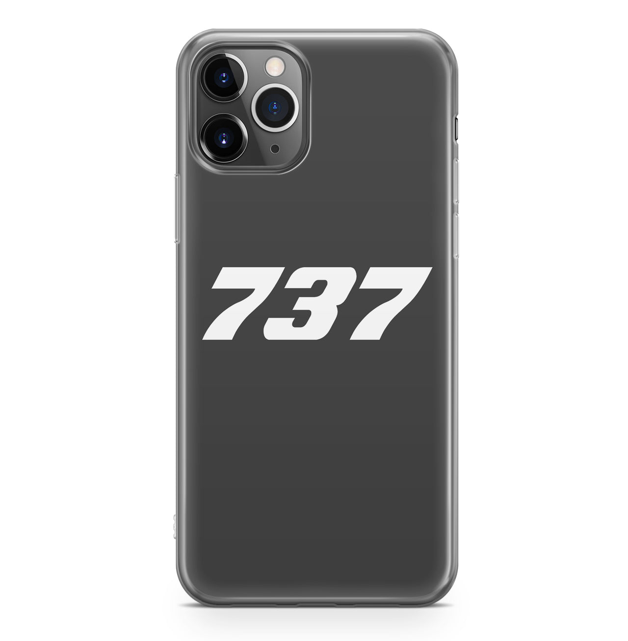 737 Flat Text Designed iPhone Cases