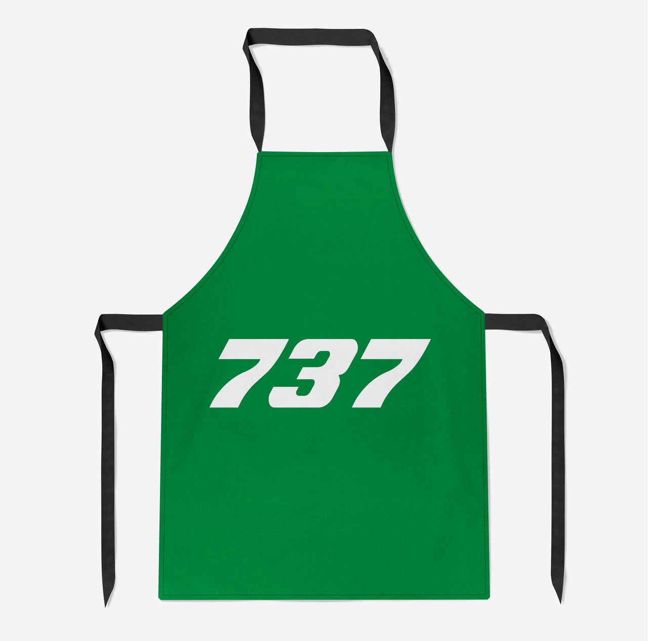 737 Flat Text Designed Kitchen Aprons