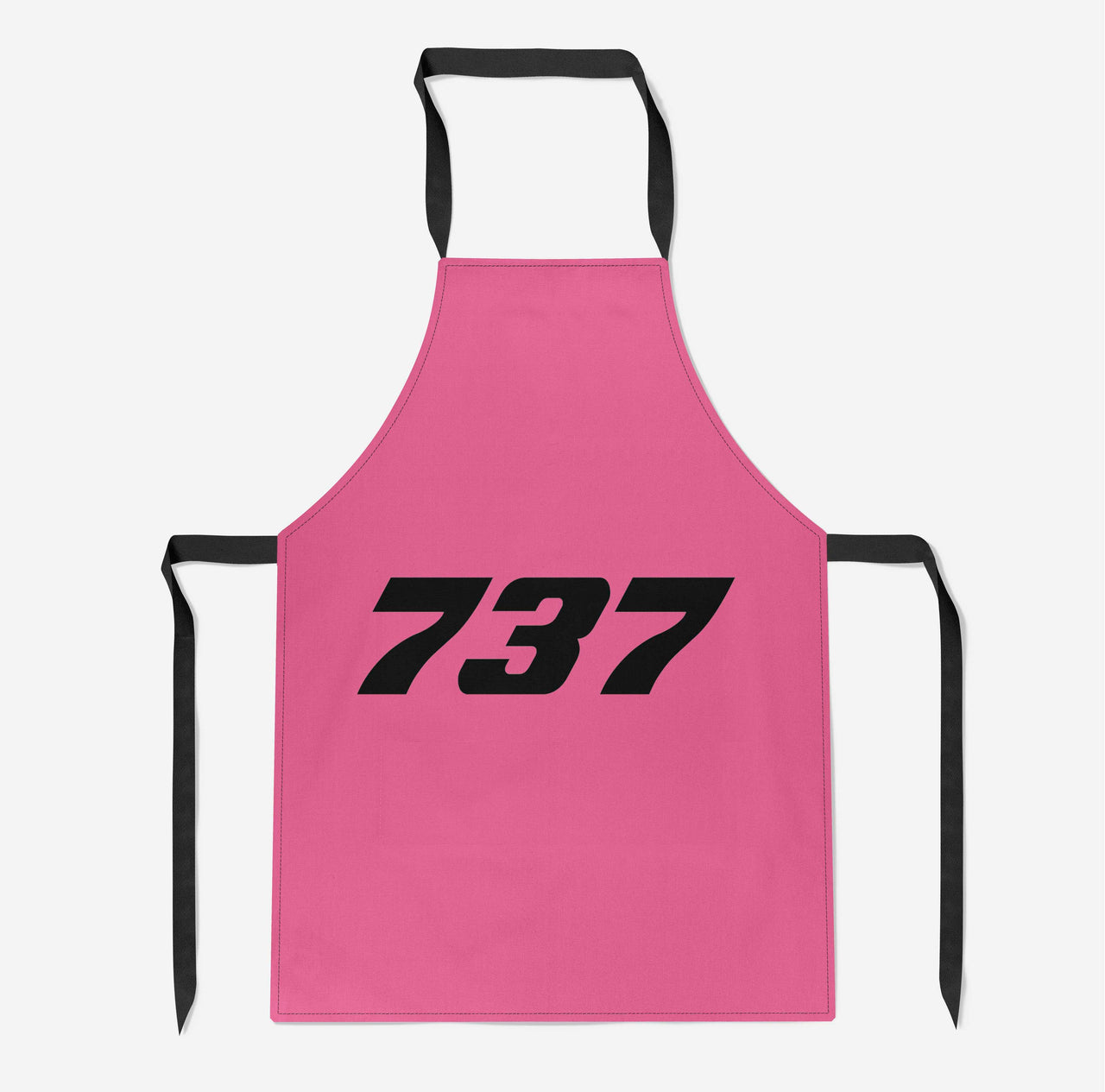 737 Flat Text Designed Kitchen Aprons