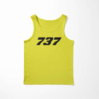 Thumbnail for 737 Flat Text Designed Tank Tops