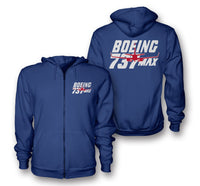 Thumbnail for Amazing Boeing 737 Max Designed Zipped Hoodies