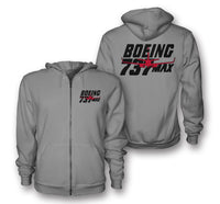 Thumbnail for Amazing Boeing 737 Max Designed Zipped Hoodies