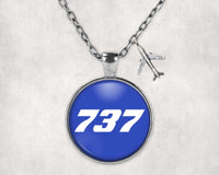 Thumbnail for 737 Flat Text Designed Necklaces