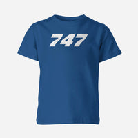 Thumbnail for 747 Flat Text Designed Children T-Shirts
