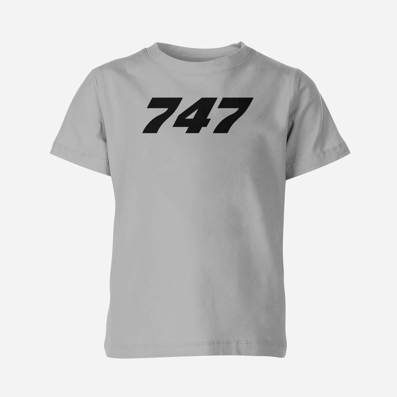747 Flat Text Designed Children T-Shirts