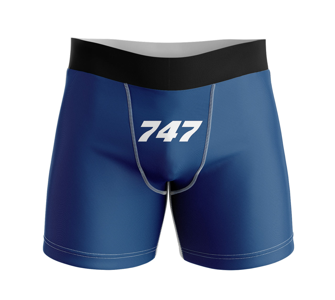 747 Flat Text Designed Men Boxers
