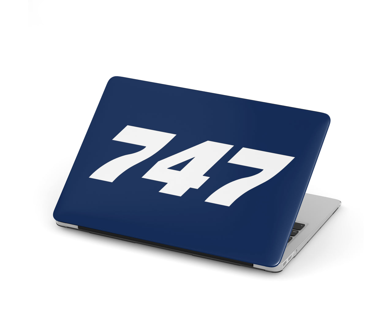 747 Flat Text Designed Macbook Cases