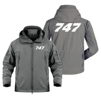 Thumbnail for 747 Flat Text Designed Military Jackets (Customizable)