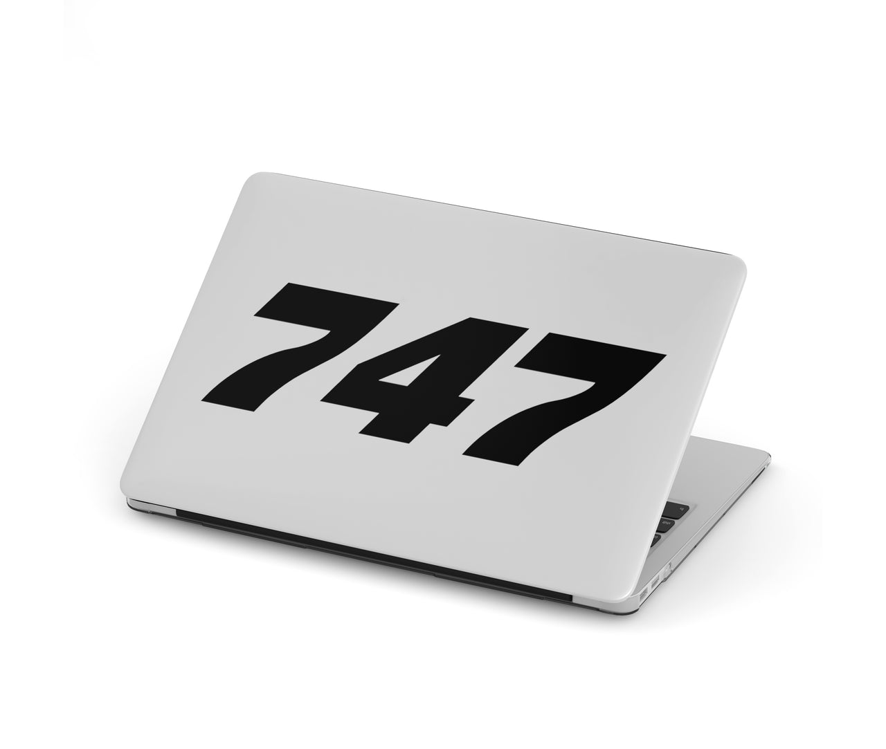 747 Flat Text Designed Macbook Cases