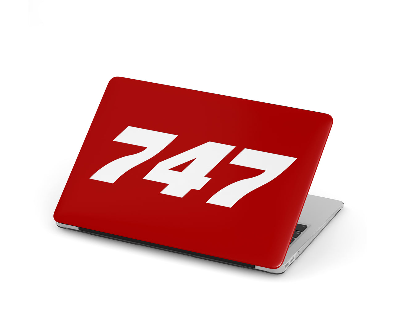 747 Flat Text Designed Macbook Cases