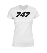 Thumbnail for 747 Flat Text Designed Women T-Shirts