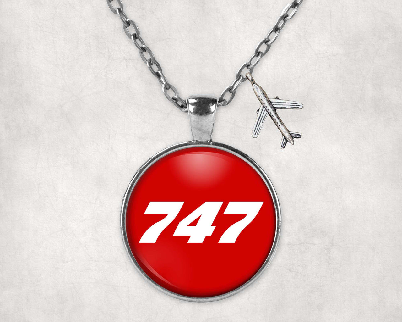747 Flat Text Designed Necklaces