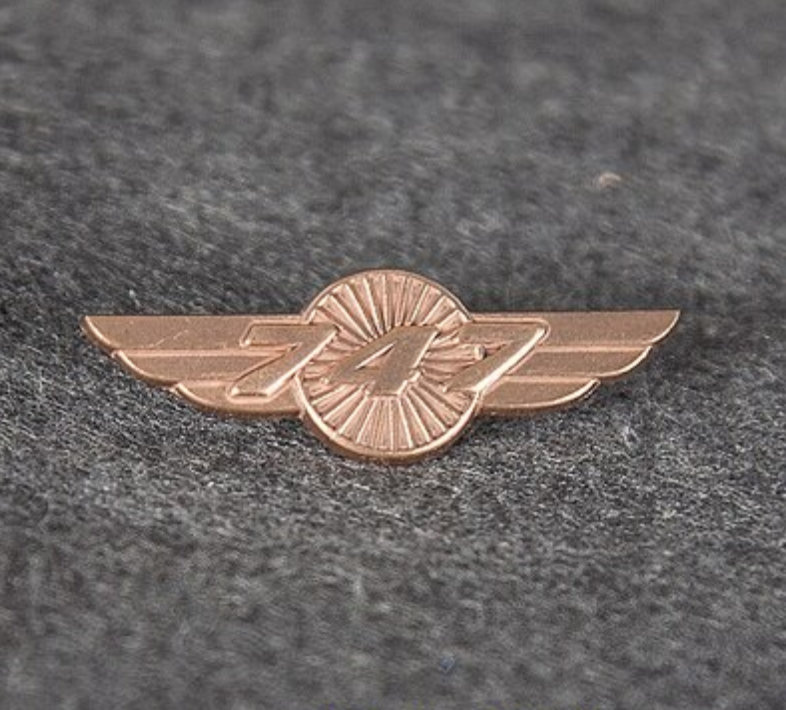 Stylish Badges with BOEING 747 777 787 737 Designs