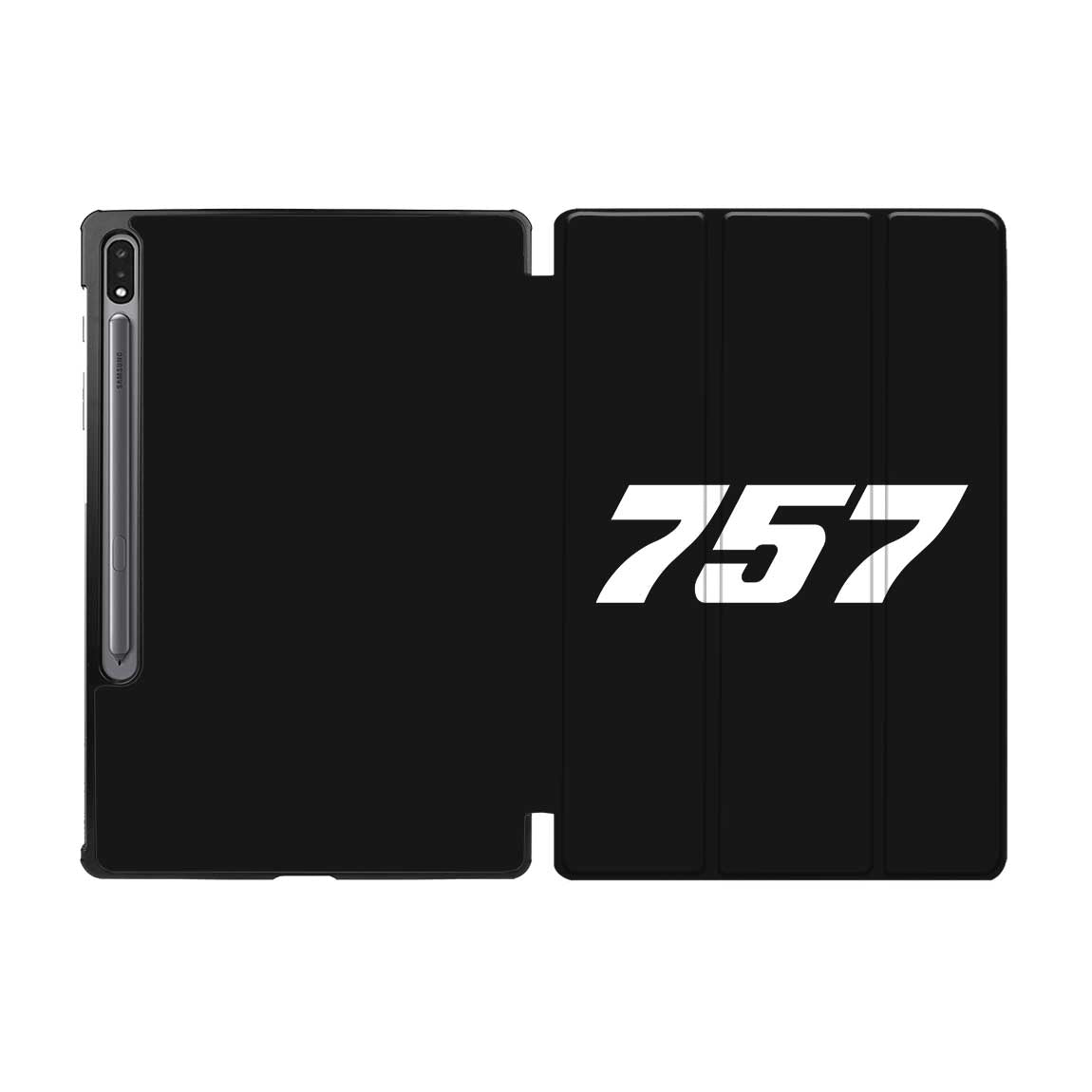 757 Flat Text Designed Samsung Tablet Cases