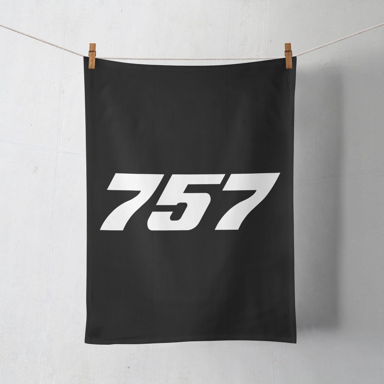 757 Flat Text Designed Towels