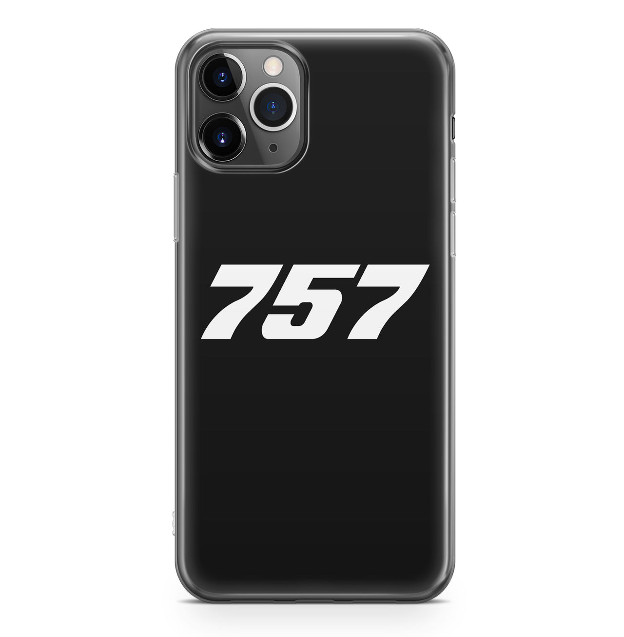 757 Flat Text Designed iPhone Cases