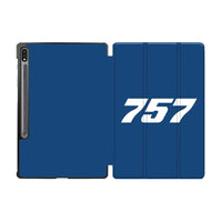 Thumbnail for 757 Flat Text Designed Samsung Tablet Cases