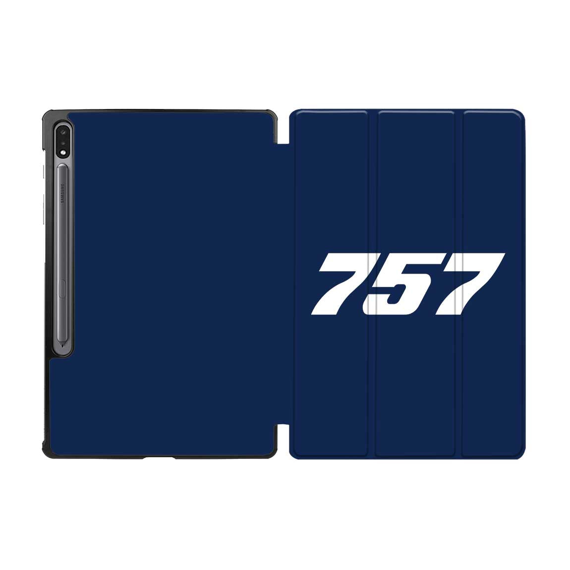 757 Flat Text Designed Samsung Tablet Cases