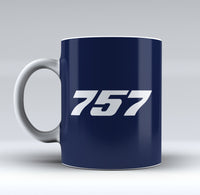 Thumbnail for 757 Flat Text Designed Mugs