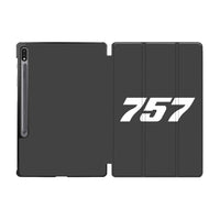 Thumbnail for 757 Flat Text Designed Samsung Tablet Cases