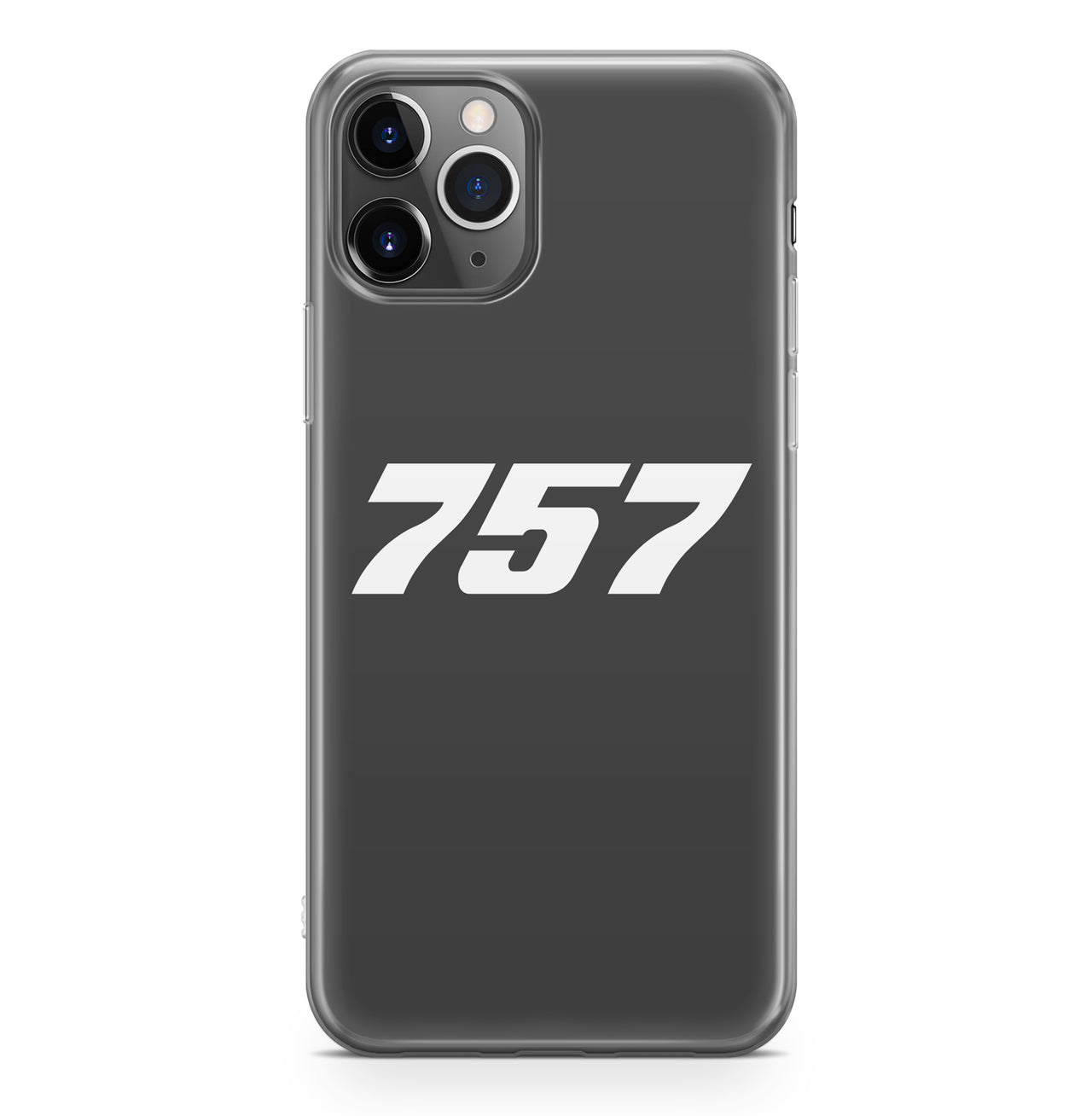 757 Flat Text Designed iPhone Cases