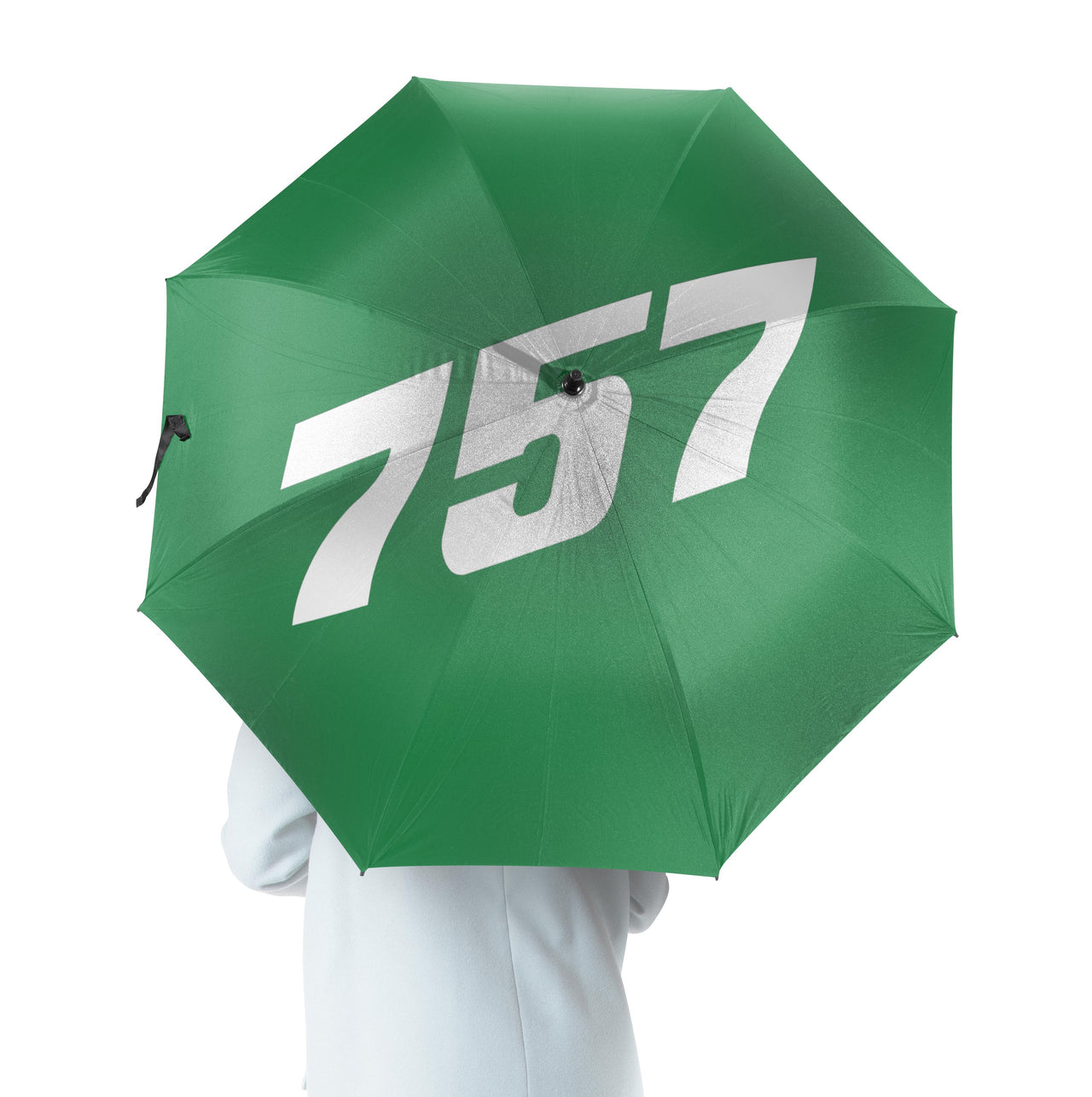 757 Flat Text Designed Umbrella