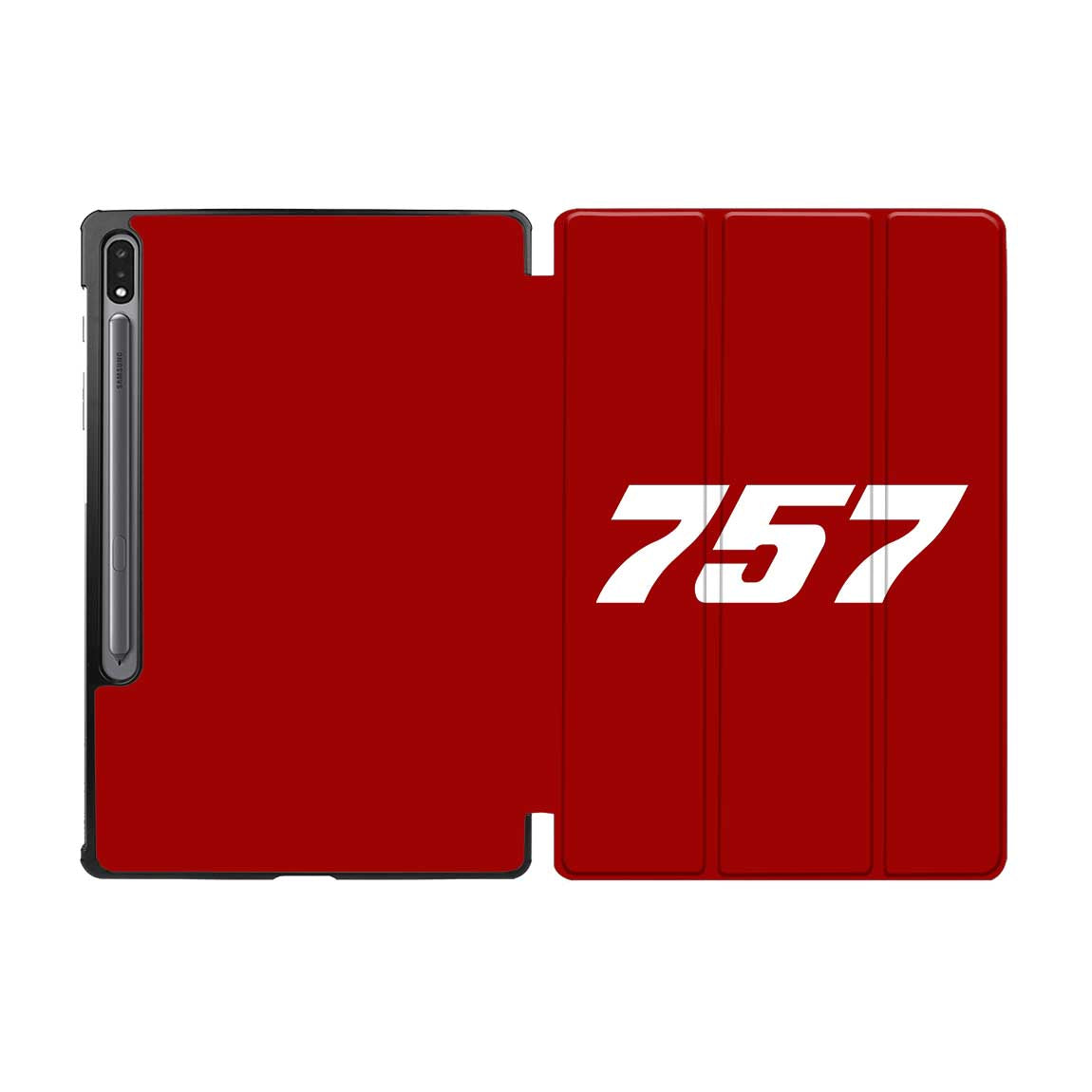 757 Flat Text Designed Samsung Tablet Cases
