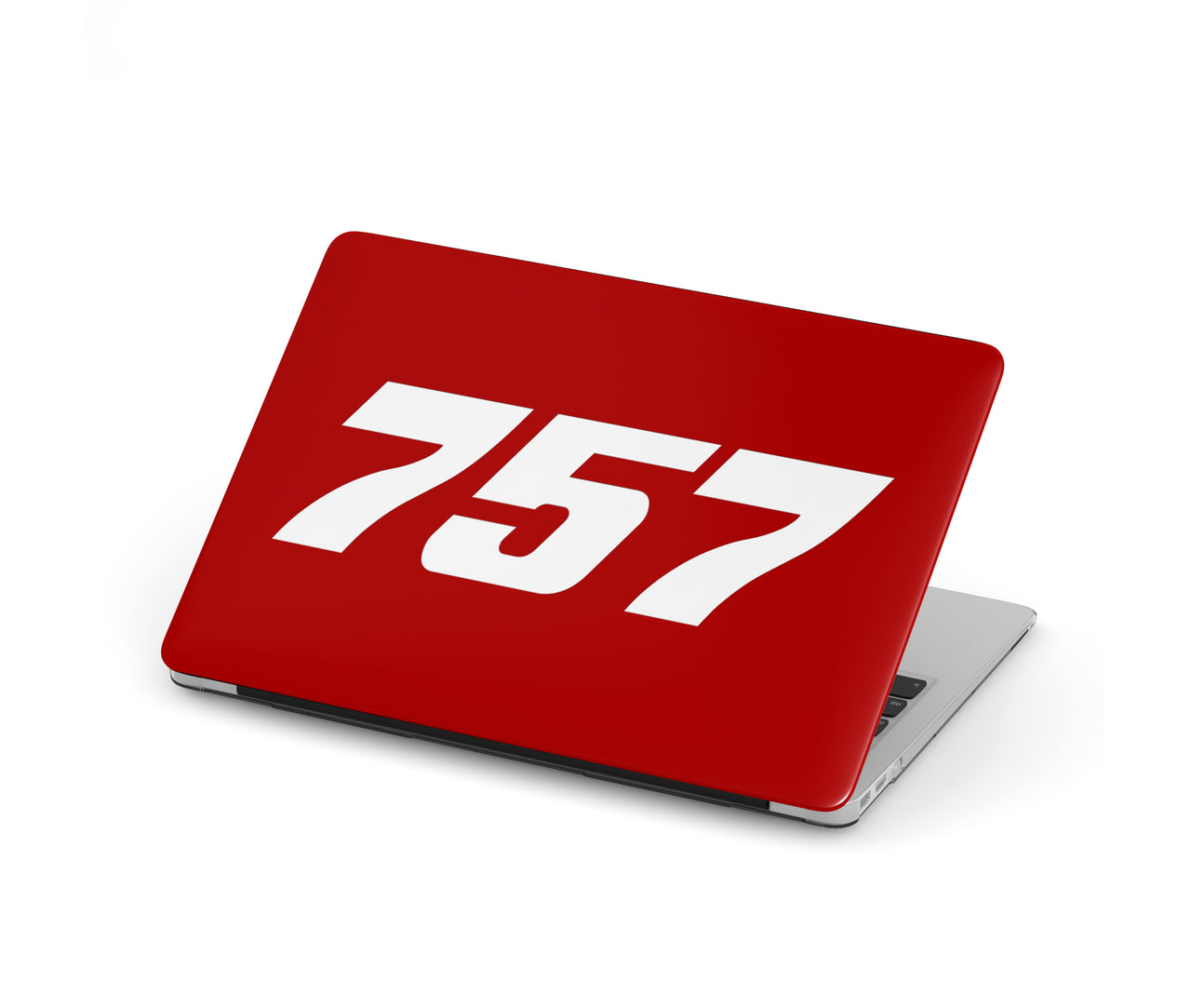 757 Flat Text Designed Macbook Cases