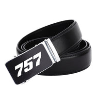 Thumbnail for 757 Flat Text Designed Aviator Belts