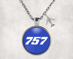 757 Flat Text Designed Necklaces