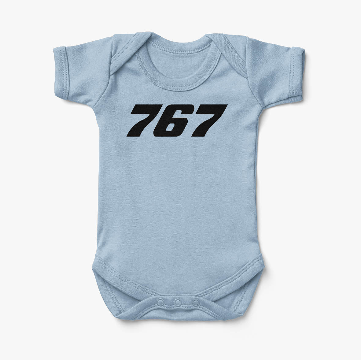 767 Flat Text Designed Baby Bodysuits