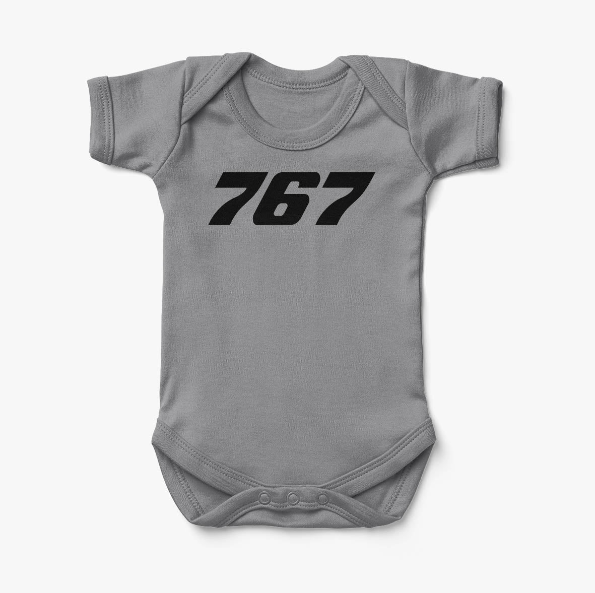 767 Flat Text Designed Baby Bodysuits