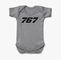 Thumbnail for 767 Flat Text Designed Baby Bodysuits