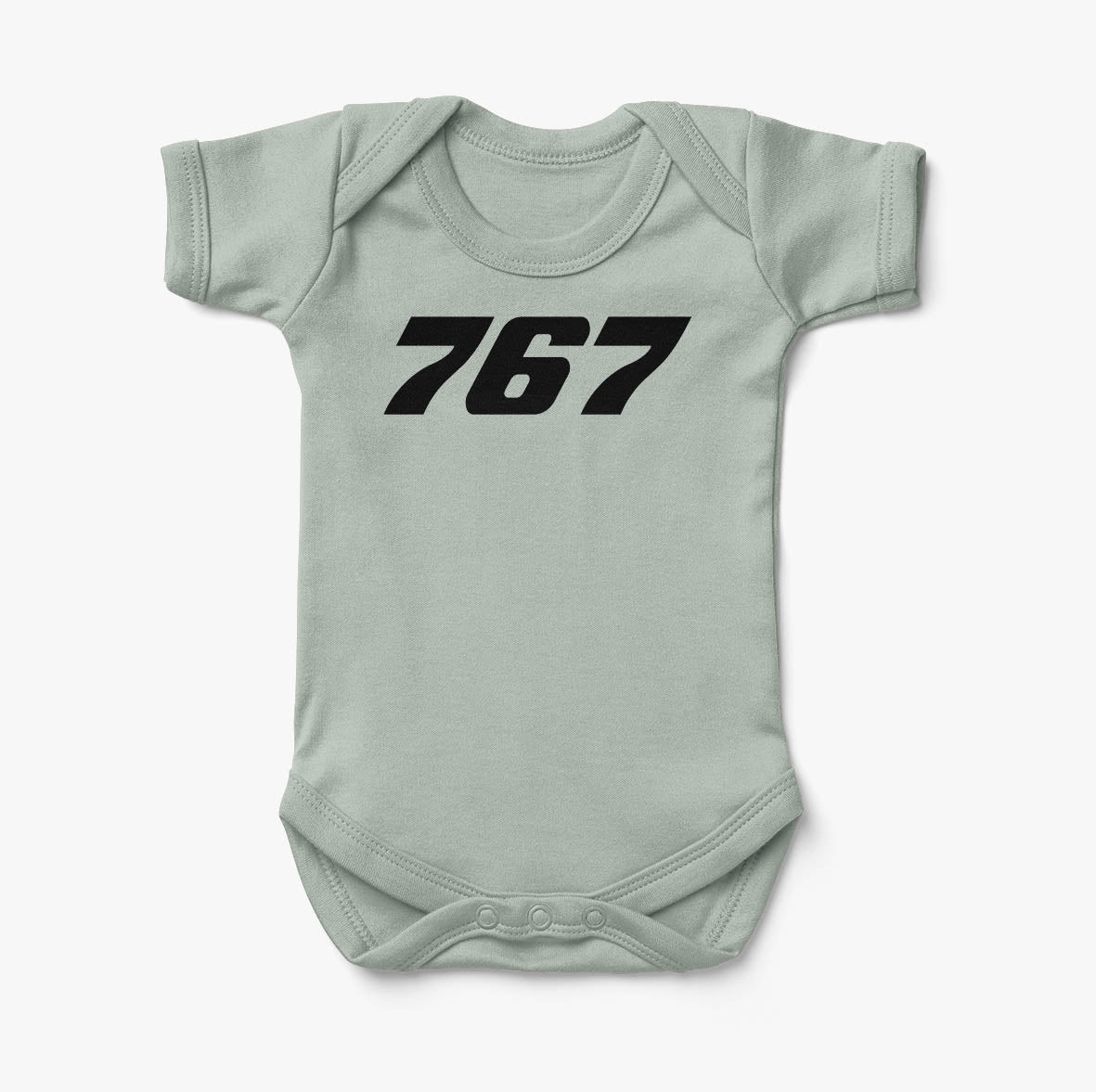 767 Flat Text Designed Baby Bodysuits
