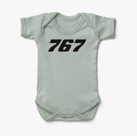 Thumbnail for 767 Flat Text Designed Baby Bodysuits