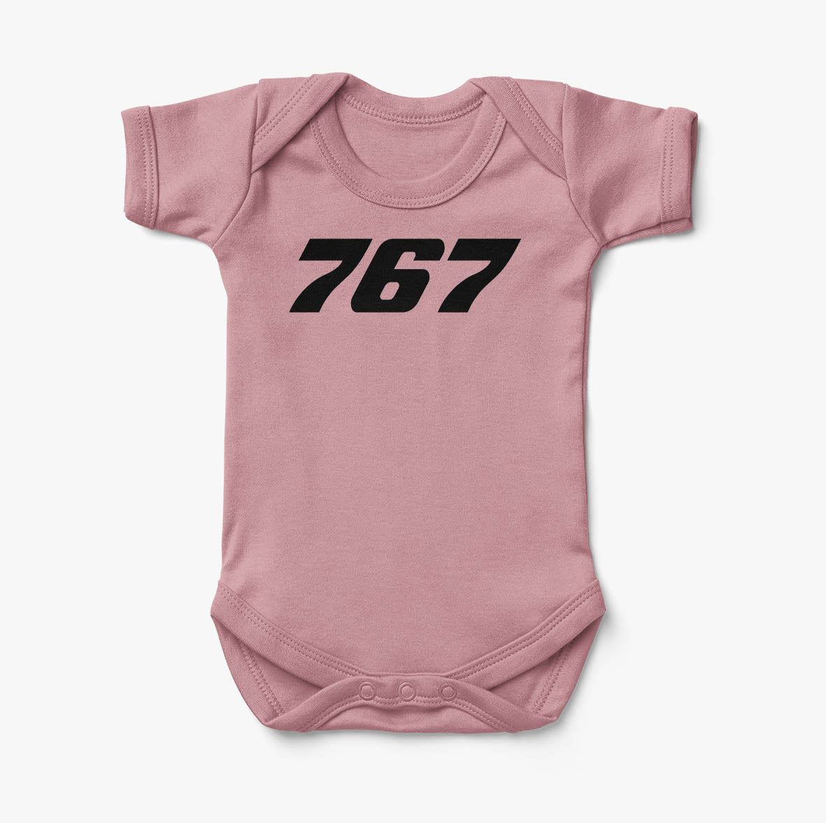 767 Flat Text Designed Baby Bodysuits