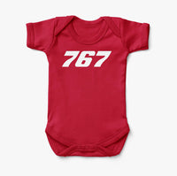 Thumbnail for 767 Flat Text Designed Baby Bodysuits