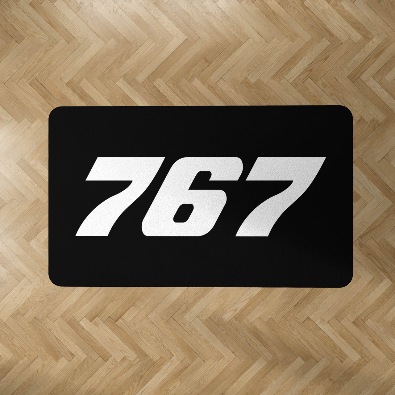767 Flat Text Designed Carpet & Floor Mats