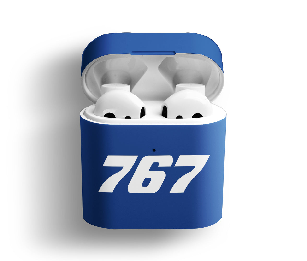 767 Flat Text Designed AirPods Cases