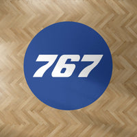 Thumbnail for 767 Flat Text Designed Carpet & Floor Mats (Round)