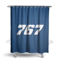 Thumbnail for 767 Flat Text Designed Shower Curtains