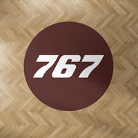Thumbnail for 767 Flat Text Designed Carpet & Floor Mats (Round)