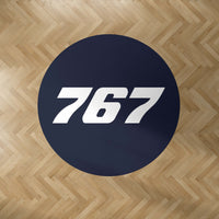 Thumbnail for 767 Flat Text Designed Carpet & Floor Mats (Round)
